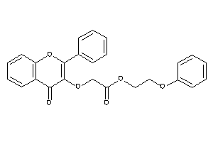 Image of 2-(4-keto-2-phenyl-chromen-3-yl)oxyacetic Acid 2-phenoxyethyl Ester
