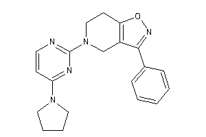 3-phenyl-5-(4-pyrrolidinopyrimidin-2-yl)-6,7-dihydro-4H-isoxazolo[4,5-c]pyridine