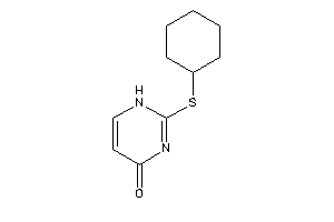 2-(cyclohexylthio)-1H-pyrimidin-4-one