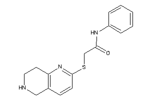 N-phenyl-2-(5,6,7,8-tetrahydro-1,6-naphthyridin-2-ylthio)acetamide