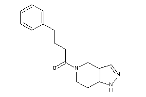 4-phenyl-1-(1,4,6,7-tetrahydropyrazolo[4,3-c]pyridin-5-yl)butan-1-one