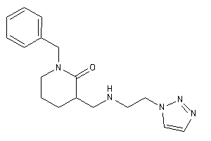 1-benzyl-3-[[2-(triazol-1-yl)ethylamino]methyl]-2-piperidone