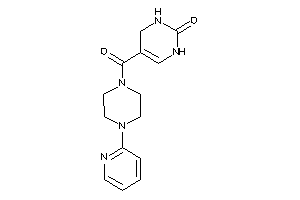 Image of 5-[4-(2-pyridyl)piperazine-1-carbonyl]-3,4-dihydro-1H-pyrimidin-2-one