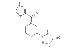 3-[1-(1H-triazole-4-carbonyl)-3-piperidyl]-1,4-dihydro-1,2,4-triazol-5-one