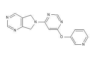 6-[6-(3-pyridyloxy)pyrimidin-4-yl]-5,7-dihydropyrrolo[3,4-d]pyrimidine