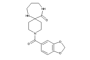 3-piperonyloyl-3,7,11-triazaspiro[5.6]dodecan-12-one