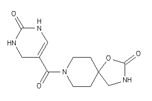 Image of 8-(2-keto-3,4-dihydro-1H-pyrimidine-5-carbonyl)-1-oxa-3,8-diazaspiro[4.5]decan-2-one