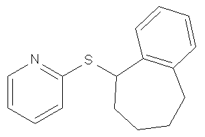 2-(6,7,8,9-tetrahydro-5H-benzocyclohepten-9-ylthio)pyridine