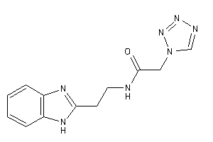 N-[2-(1H-benzimidazol-2-yl)ethyl]-2-(tetrazol-1-yl)acetamide