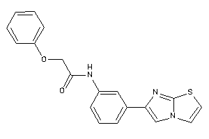 N-(3-imidazo[2,1-b]thiazol-6-ylphenyl)-2-phenoxy-acetamide