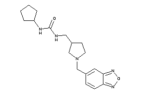 1-[[1-(benzofurazan-5-ylmethyl)pyrrolidin-3-yl]methyl]-3-cyclopentyl-urea