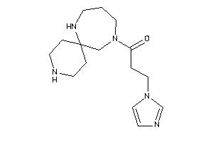 3-imidazol-1-yl-1-(3,7,11-triazaspiro[5.6]dodecan-11-yl)propan-1-one
