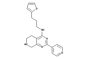 3-(2-furyl)propyl-[2-(4-pyridyl)-5,6,7,8-tetrahydropyrido[3,4-d]pyrimidin-4-yl]amine