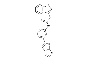 N-(3-imidazo[2,1-b]thiazol-6-ylphenyl)-2-indoxazen-3-yl-acetamide