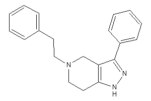 5-phenethyl-3-phenyl-1,4,6,7-tetrahydropyrazolo[4,3-c]pyridine
