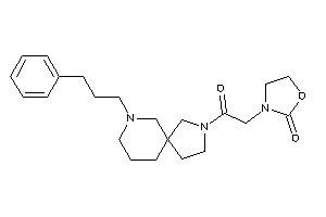 3-[2-keto-2-[7-(3-phenylpropyl)-3,7-diazaspiro[4.5]decan-3-yl]ethyl]oxazolidin-2-one