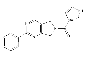 (2-phenyl-5,7-dihydropyrrolo[3,4-d]pyrimidin-6-yl)-(1H-pyrrol-3-yl)methanone