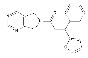 1-(5,7-dihydropyrrolo[3,4-d]pyrimidin-6-yl)-3-(2-furyl)-3-phenyl-propan-1-one