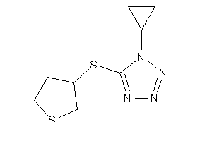 1-cyclopropyl-5-(tetrahydrothiophen-3-ylthio)tetrazole