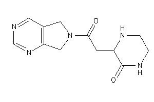 3-[2-(5,7-dihydropyrrolo[3,4-d]pyrimidin-6-yl)-2-keto-ethyl]piperazin-2-one