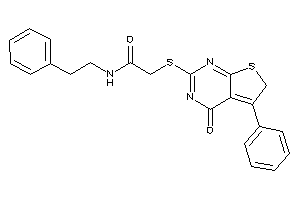 2-[(4-keto-5-phenyl-6H-thieno[2,3-d]pyrimidin-2-yl)thio]-N-phenethyl-acetamide