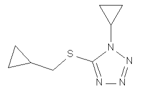 1-cyclopropyl-5-(cyclopropylmethylthio)tetrazole