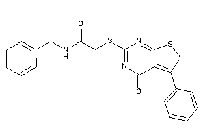 Image of N-benzyl-2-[(4-keto-5-phenyl-6H-thieno[2,3-d]pyrimidin-2-yl)thio]acetamide