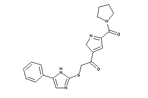 2-[(5-phenyl-1H-imidazol-2-yl)thio]-1-[5-(pyrrolidine-1-carbonyl)-2H-pyrrol-3-yl]ethanone