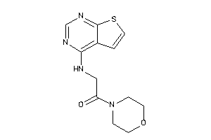 1-morpholino-2-(thieno[2,3-d]pyrimidin-4-ylamino)ethanone