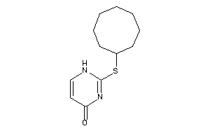 2-(cyclooctylthio)-1H-pyrimidin-4-one