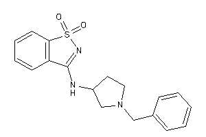 (1-benzylpyrrolidin-3-yl)-(1,1-diketo-1,2-benzothiazol-3-yl)amine