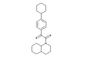 1-(3,4,4a,5,6,7,8,8a-octahydro-2H-quinolin-1-yl)-2-(4-cyclohexylphenyl)ethane-1,2-dione