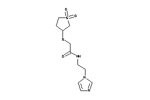 2-[(1,1-diketothiolan-3-yl)thio]-N-(2-imidazol-1-ylethyl)acetamide