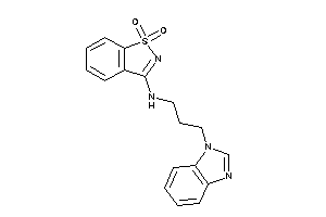 3-(benzimidazol-1-yl)propyl-(1,1-diketo-1,2-benzothiazol-3-yl)amine