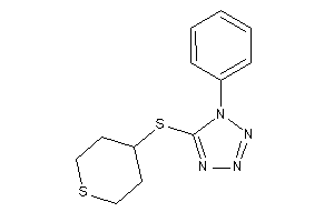 1-phenyl-5-(tetrahydrothiopyran-4-ylthio)tetrazole