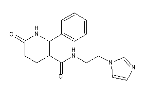 N-(2-imidazol-1-ylethyl)-6-keto-2-phenyl-nipecotamide