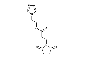 N-(2-imidazol-1-ylethyl)-3-succinimido-propionamide