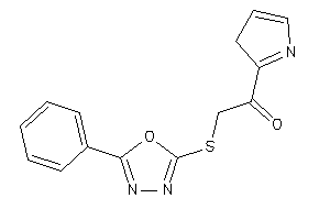 Image of 2-[(5-phenyl-1,3,4-oxadiazol-2-yl)thio]-1-(3H-pyrrol-2-yl)ethanone