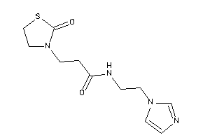 N-(2-imidazol-1-ylethyl)-3-(2-ketothiazolidin-3-yl)propionamide