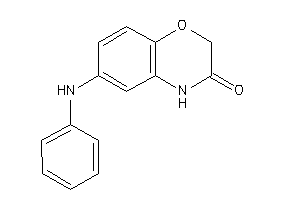 6-anilino-4H-1,4-benzoxazin-3-one