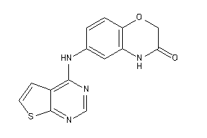 6-(thieno[2,3-d]pyrimidin-4-ylamino)-4H-1,4-benzoxazin-3-one