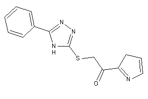 2-[(5-phenyl-4H-1,2,4-triazol-3-yl)thio]-1-(3H-pyrrol-2-yl)ethanone