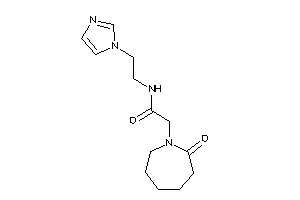 N-(2-imidazol-1-ylethyl)-2-(2-ketoazepan-1-yl)acetamide