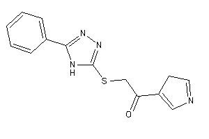 2-[(5-phenyl-4H-1,2,4-triazol-3-yl)thio]-1-(3H-pyrrol-4-yl)ethanone