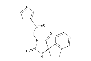 3-[2-keto-2-(3H-pyrrol-4-yl)ethyl]spiro[imidazolidine-5,1'-indane]-2,4-quinone