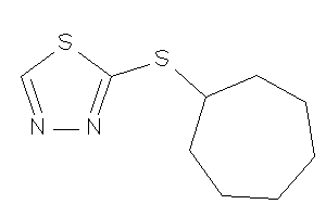 2-(cycloheptylthio)-1,3,4-thiadiazole