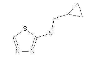 2-(cyclopropylmethylthio)-1,3,4-thiadiazole