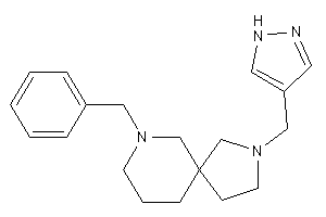 7-benzyl-2-(1H-pyrazol-4-ylmethyl)-2,7-diazaspiro[4.5]decane
