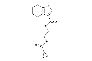 N-[2-(cyclopropanecarbonylamino)ethyl]-4,5,6,7-tetrahydrobenzothiophene-3-carboxamide