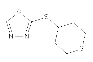 2-(tetrahydrothiopyran-4-ylthio)-1,3,4-thiadiazole